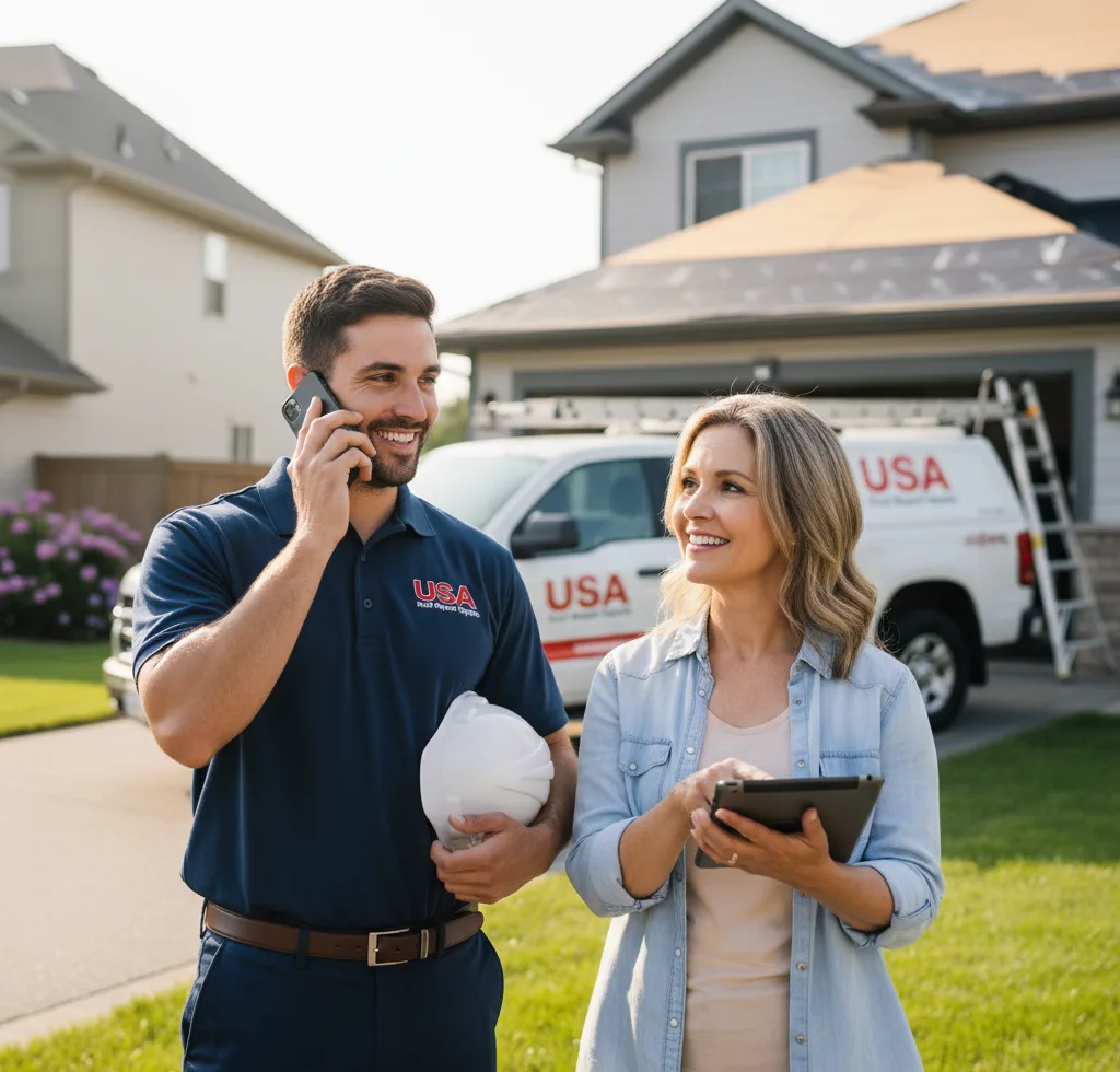 USA Roof Repair Experts customer support in Union